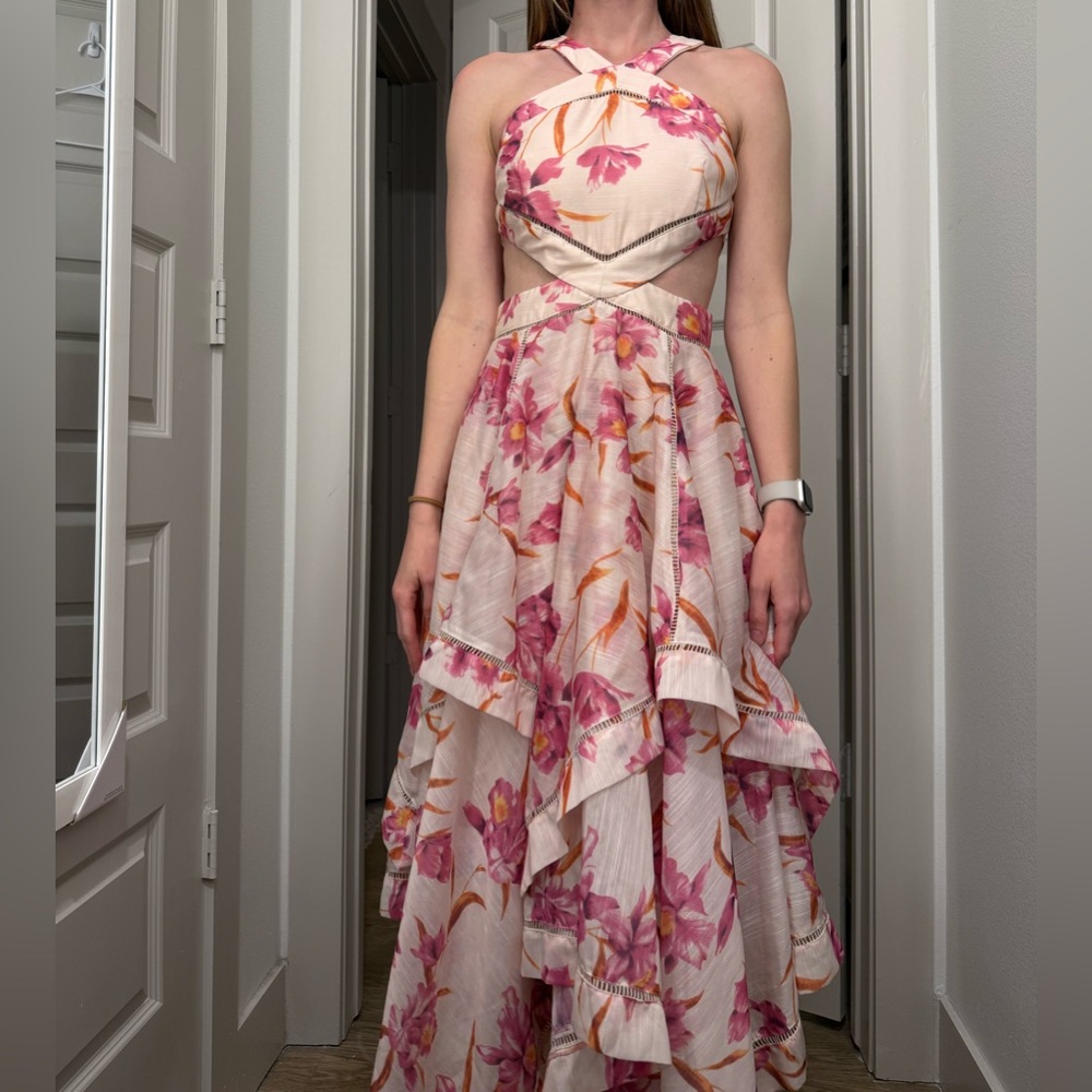L’atiste Floral Handkerchief Maxi Dress - Picture 4 of 11